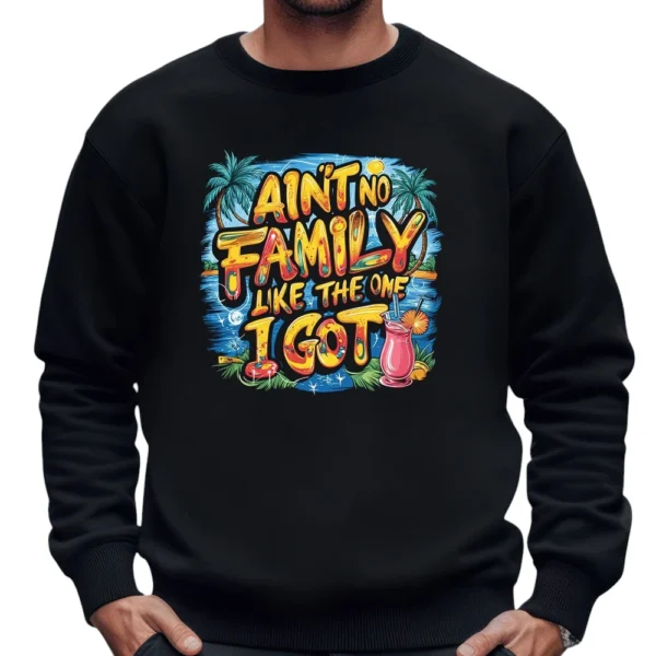 Aint No Family Like The One I Got Sweatshirt - Black