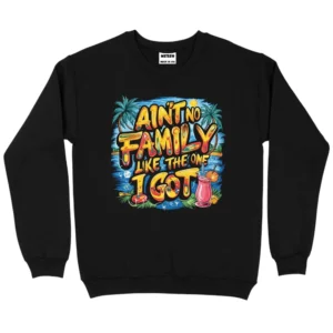 Aint No Family Like The One I Got Sweatshirt - Black