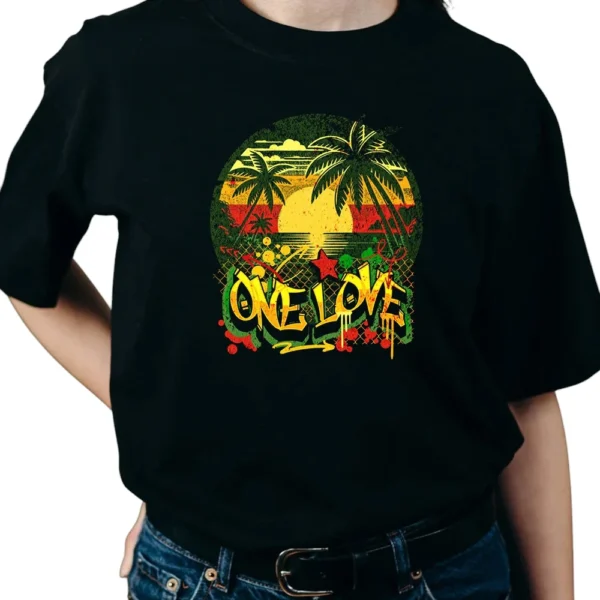 One Love Summer TShirt - Black