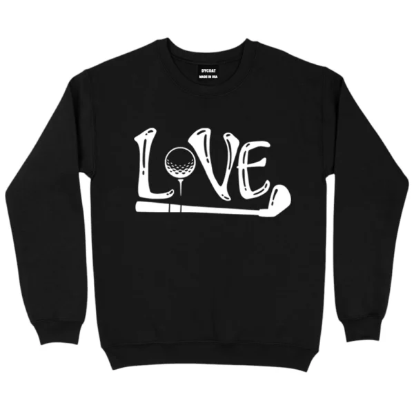 Love Golf Sweatshirts - Black