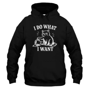 I Do What I Want Hoodie - Black